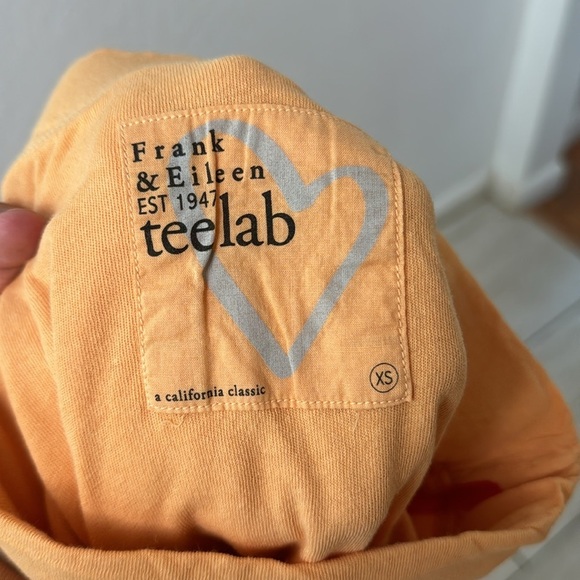 Frank & Eileen Orange Tee Lab Ultimate Asymmetrical Skirt 100% Cotton Lined XS - Picture 4 of 7